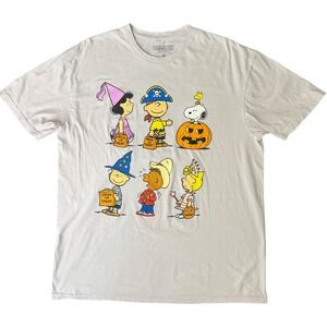 Peanuts Halloween T-Shirt XL‎ Snoopy Charlie Brown Trick or Treat